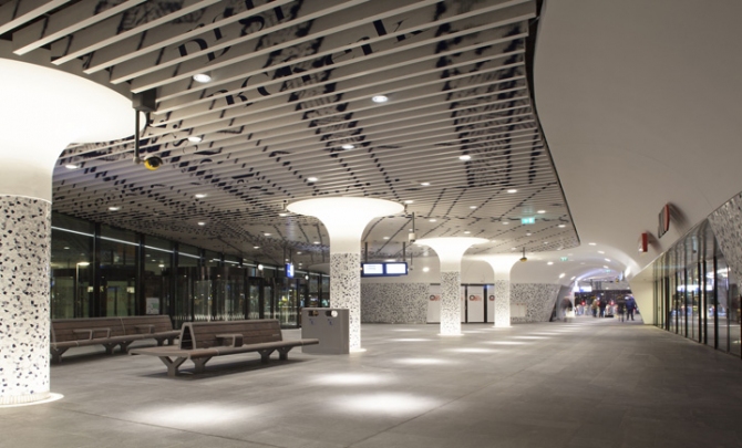 Bahnhof in Delft, Niederlande